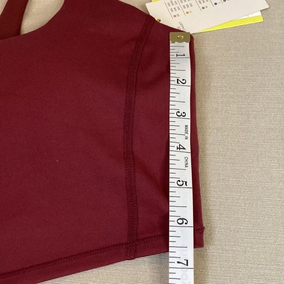 All In Motion Athletic Size Small Burnt Red Color Light Support Bra New With Tag - Picture 5 of 8